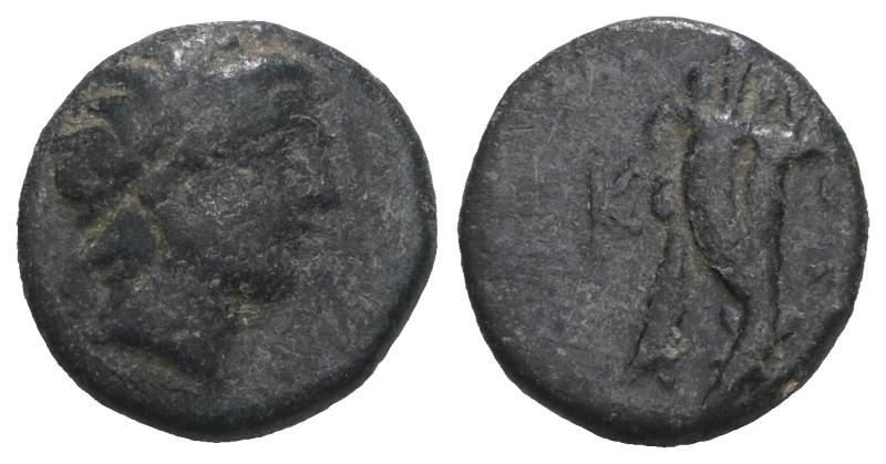 SELEUKID EMPIRE. Demetrios II Nikator. First reign, 146-138 BC. Æ. Weight 1,36 g...