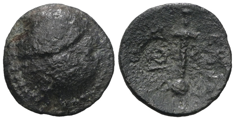 Greek uncertain AE. Weight 2,94 gr - Diameter 15 mm.