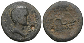 CILICIA. Olba. Augustus (27 BC-14 AD) Ae. Ajax, high priest and toparch. Weight 6,61 gr - Diameter 19 mm.