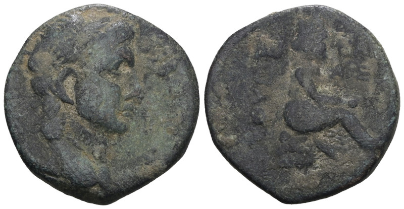 EASTERN CILICIA or NORTHERN SYRIA, Uncertain Caesarea. Claudius. AD 41-54. Æ. We...