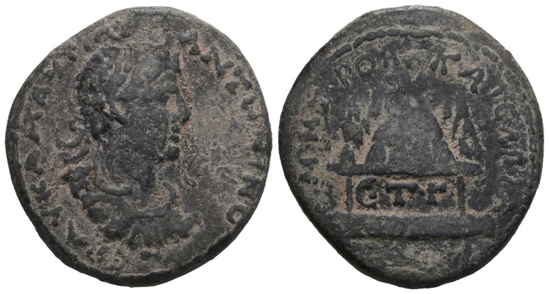 Cappadocia, Caesarea. Caracalla. A.D. 205/6. AE. Weight 10,63 gr - Diameter 25 m...