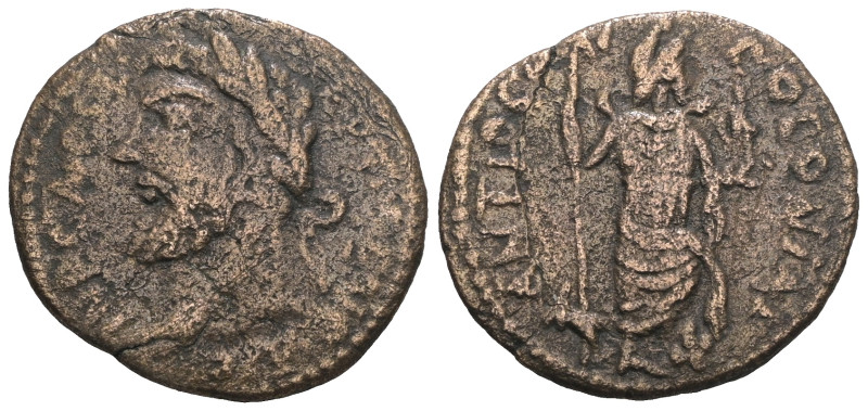 Pisidia, Antiocheia, Septimius Severus (193-211), AE. Weight 5,28 gr - Diameter ...