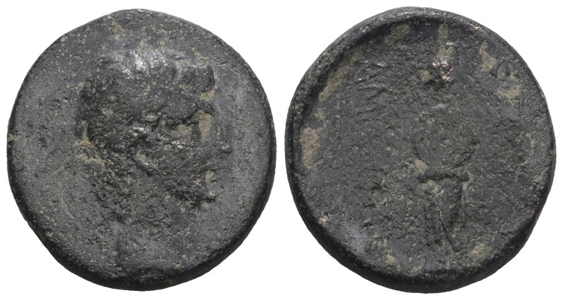 Augustus (27 BC-AD 14) AE. Weight 5,69 gr - Diameter 18 mm.