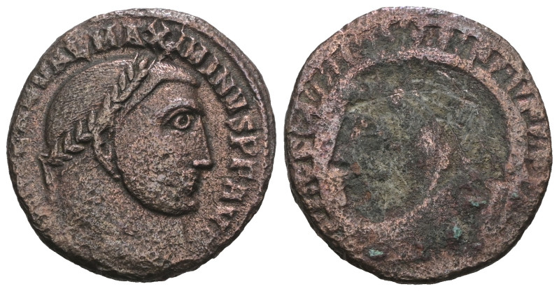 Maximinus II Daza. A.D. 309-313. Æ follis. Weight 4,13 gr - Diameter 19 mm.