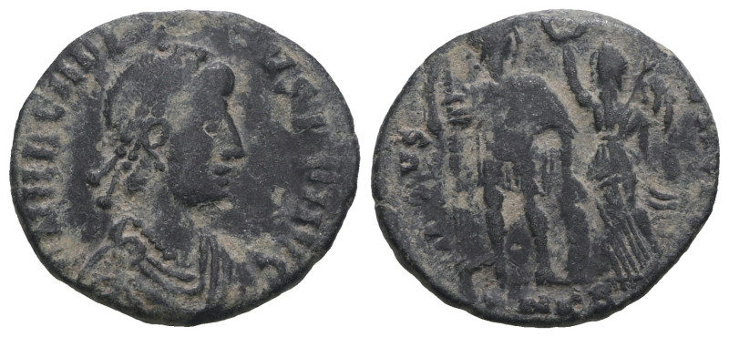 Theodosius I. A.D. 379-395. AE. Weight 2,53 gr - Diameter 15 mm.