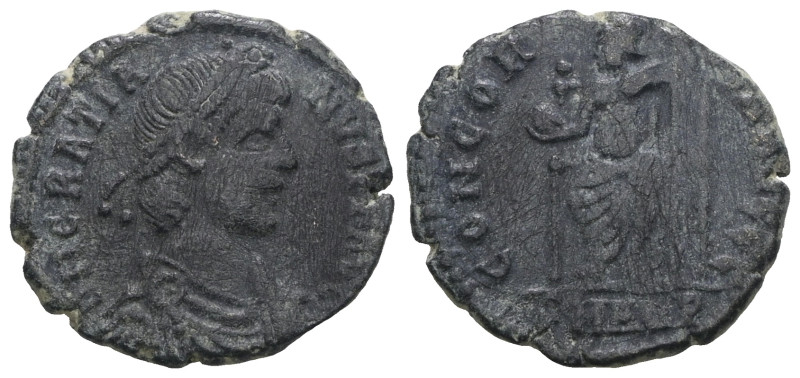 Gratian (367-383). AE Follis. Weight 2,89 gr - Diameter 16 mm.