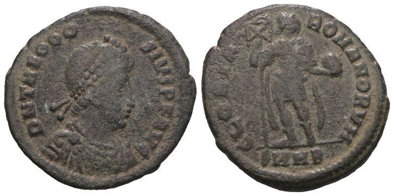 Theodosius I. A.D. 379-395. AE. Weight 4,54 gr - Diameter 20 mm.