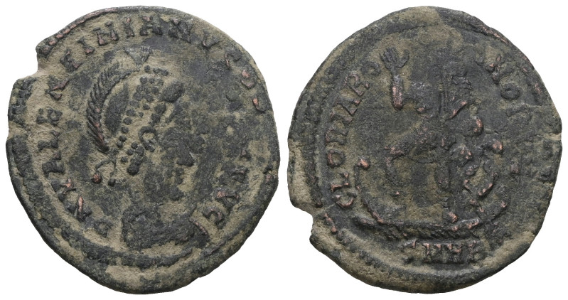 Valentinian II. A.D. 375-392. AE. Weight 4,33 gr - Diameter 22 mm.