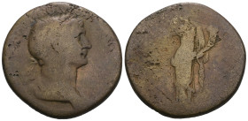 Traianus (98-117 AD). AE Sestertius. Weight 22,65 gr - Diameter 30 mm.