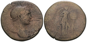 Traianus (98-117 AD). AE Sestertius. Weight 17,73 gr - Diameter 30 mm.