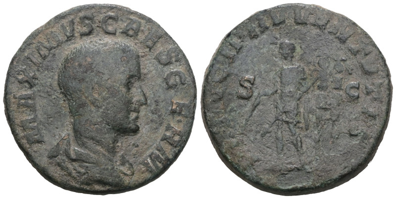 Maximus caesar, late 235 – early 236. Sestertius early 236-April 238, Æ. Weight ...