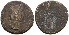 Hadrian. AD 117-138. Æ Sestertius. Weight 26,29 gr - Diameter 30 mm.