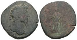 Marcus Aurelius (AD 161-180). AE sestertius. Weight 25,05 gr - Diameter 30 mm.