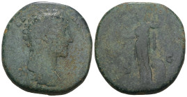 Marcus Aurelius (AD 161-180). AE sestertius. Weight 22,95 gr - Diameter 30 mm.