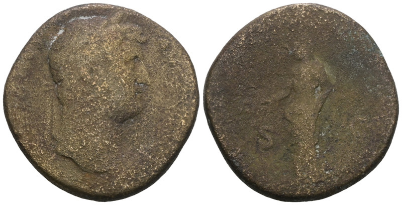 Hadrian. AD 117-138. Æ Sestertius. Weight 22,57 gr - Diameter 30 mm.