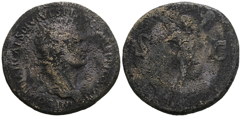 Domitian. AD 81-96. Æ Sestertius. Weight 23,50 gr - Diameter 33 mm.