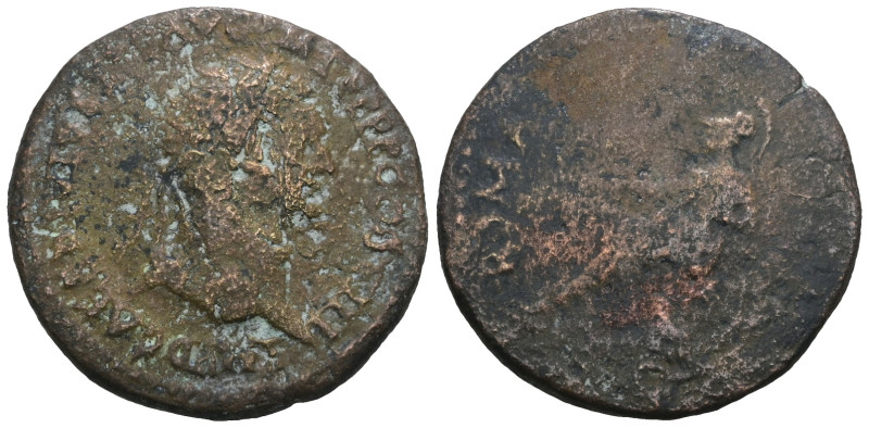 Traianus (98-117 AD). AE Sestertius. Weight 11,21 gr - Diameter 27 mm.