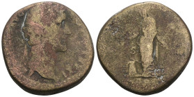 Antoninus Pius (138-161 AD). Æ Sestertius. Weight 23,16 gr - Diameter 30 mm.