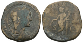 Severus Alexander (222-235 AD). AE Sestertius. Weight 21,80 gr - Diameter 28 mm.