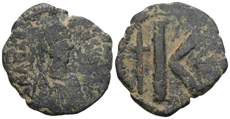 Anastasius I, AE, Half Follis, Constantinople. 491-518 AD. Weight 7,42 gr - Diam...