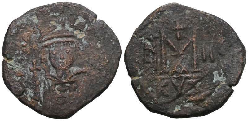 Justinian I (527-565), AE Follis, Cyzicus. Weight 9,99 gr - Diameter 29 mm.