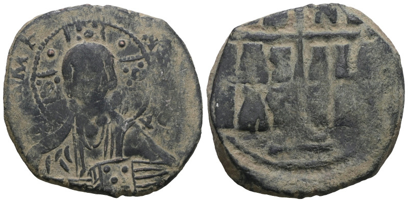 Romanus III (1028-1034) AE Anonymous.Follis. Weight 12,60 gr - Diameter 31 mm.