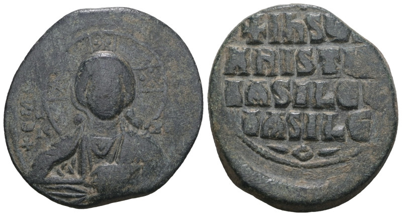 Anonymous (attributed to Basil II). Ca. 976-1025. AE follis. Weight 10,10 gr - D...