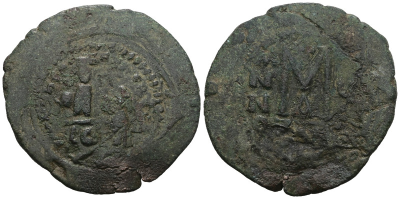 Byzantine bronze coin. Weight 11,47 gr - Diameter 34 mm.