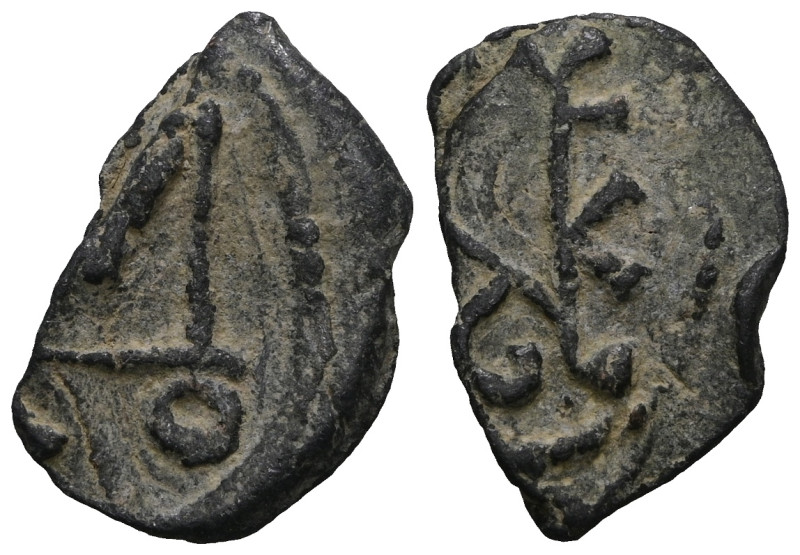 Byzantine Lead Seal PB. Weight 3,84 gr - Diameter 20 mm.