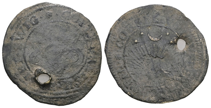 Medieval Coin. Weight 1,52 gr - Diameter 21 mm.