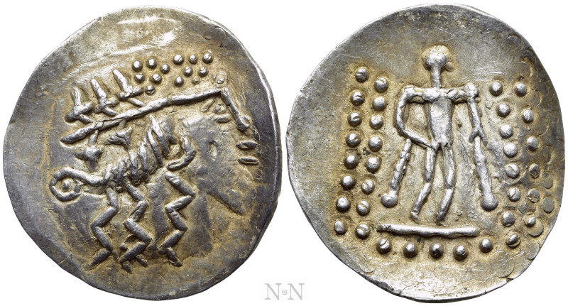 EASTERN EUROPE. Imitations of Thasos. Tetradrachm (2nd-1st centuries BC). 

Ob...