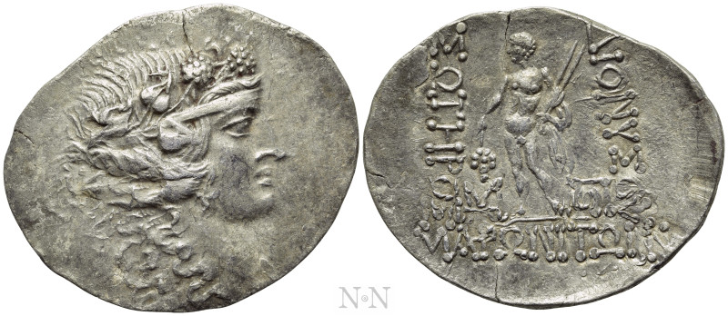 THRACE. Maroneia. Tetradrachm (Circa 168/7-48/5 BC). 

Obv: Head of Dionysos r...