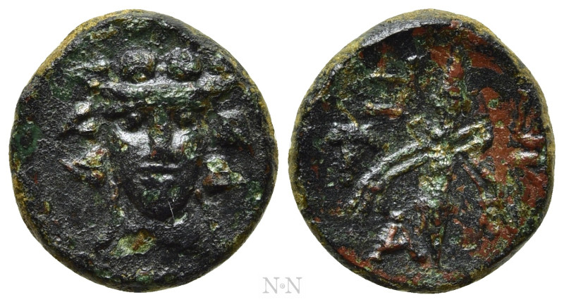 THRACE. Sestos. Ae (Late 2nd century BC). 

Obv: Wreathed head of Dionysos fac...