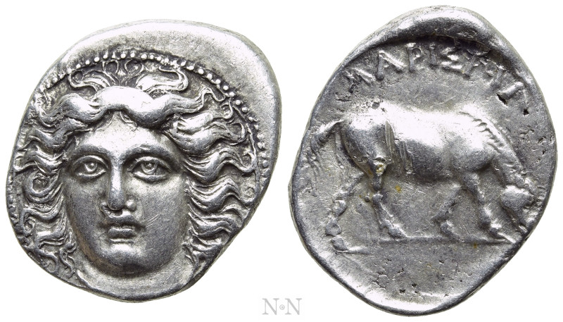 THESSALY. Larissa. Drachm (Circa 365-356 BC). 

Obv: Head of the nymph Larissa...