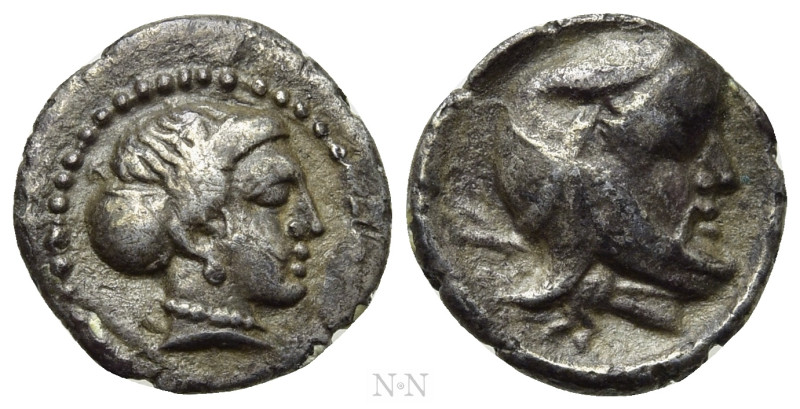 CILICIA. Mallos. Tiribazos (Satrap of Lydia, 388-380 BC). Obol. 

Obv: Head of...