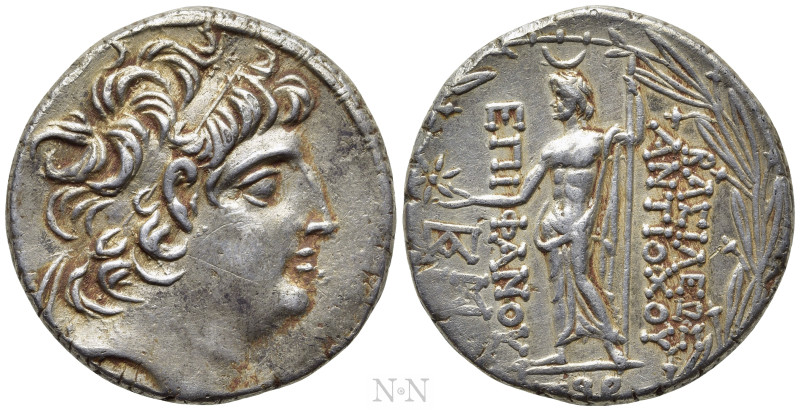 SELEUKID KINGDOM. Antiochos VIII Epiphanes (Grypos) (121/0-97/6 BC). Tetradrachm...