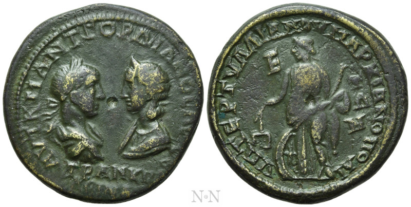 MOESIA INFERIOR. Marcianopolis. Gordian III, with Tranquillina (238-244). Pentas...