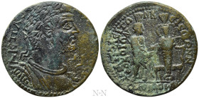 PHRYGIA. Hierapolis. Valerian I (253-260). Ae. Homonoia issue with Ephesus