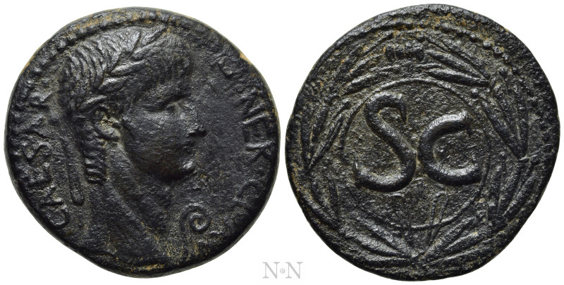 SELEUCIS & PIERIA. Antioch. Nero (54-68). As. 

Obv: CAESAR IM NER CLAV. 
Lau...