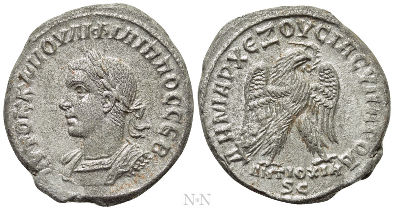 SELEUCIS & PIERIA. Antioch. Philip II (247-249). Tetradrachm. 

Obv: AVTOK K M...