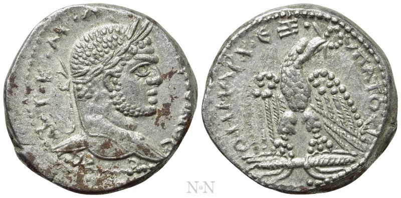 SELEUCIS & PIERIA. Seleucia Pieria. Caracalla (198-217). Tetradrachm. 

Obv: A...