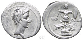 OCTAVIAN. Denarius (30-29 BC). Uncertain Italian mint, possibly Rome