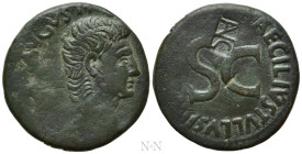 AUGUSTUS (27 BC-14 AD). As. Rome. M. Maecilius Tullus, moneyer