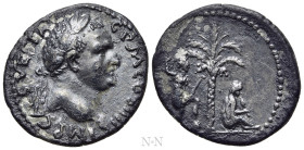 VESPASIAN (69-79). Denarius. Antioch. "Judaea Capta" issue