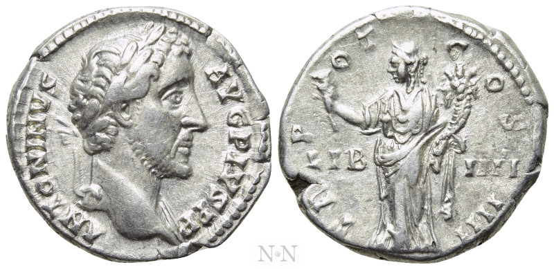 ANTONINUS PIUS (138-161). Denarius. Rome. 

Obv: ANTONINVS AVG PIVS P P. 
Lau...