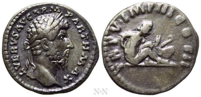 LUCIUS VERUS (161-169). Denarius. Rome. 

Obv: L VERVS AVG ARM PARTH MAX. 
La...