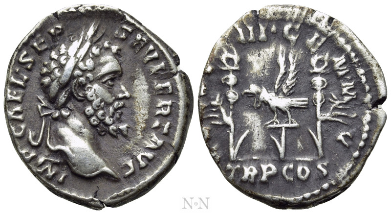 SEPTIMIUS SEVERUS (193-211). Denarius. Rome.

Obv: IMP CAE L SEP SEV PERT AVG....