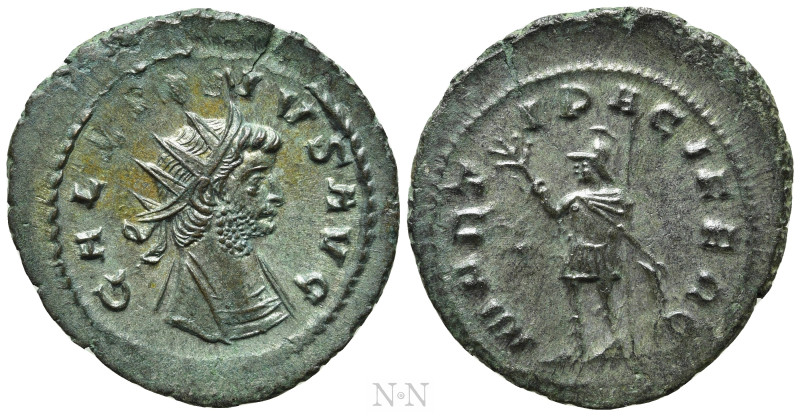 GALLIENUS (253-268). Antoninianus. Rome. 

Obv: GALLIENVS AVG. 
Radiate and c...