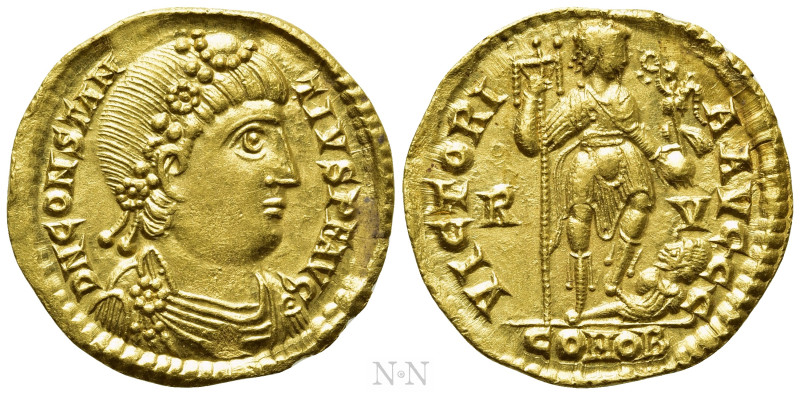 CONSTANTIUS III (421). GOLD Solidus. Ravenna. 

Obv: D N CONSTANTIVS P F AVG. ...