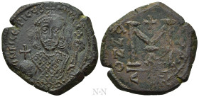 PHILIPPICUS (BARDANES) (711-713). Follis. Constantinople. Uncertain RY